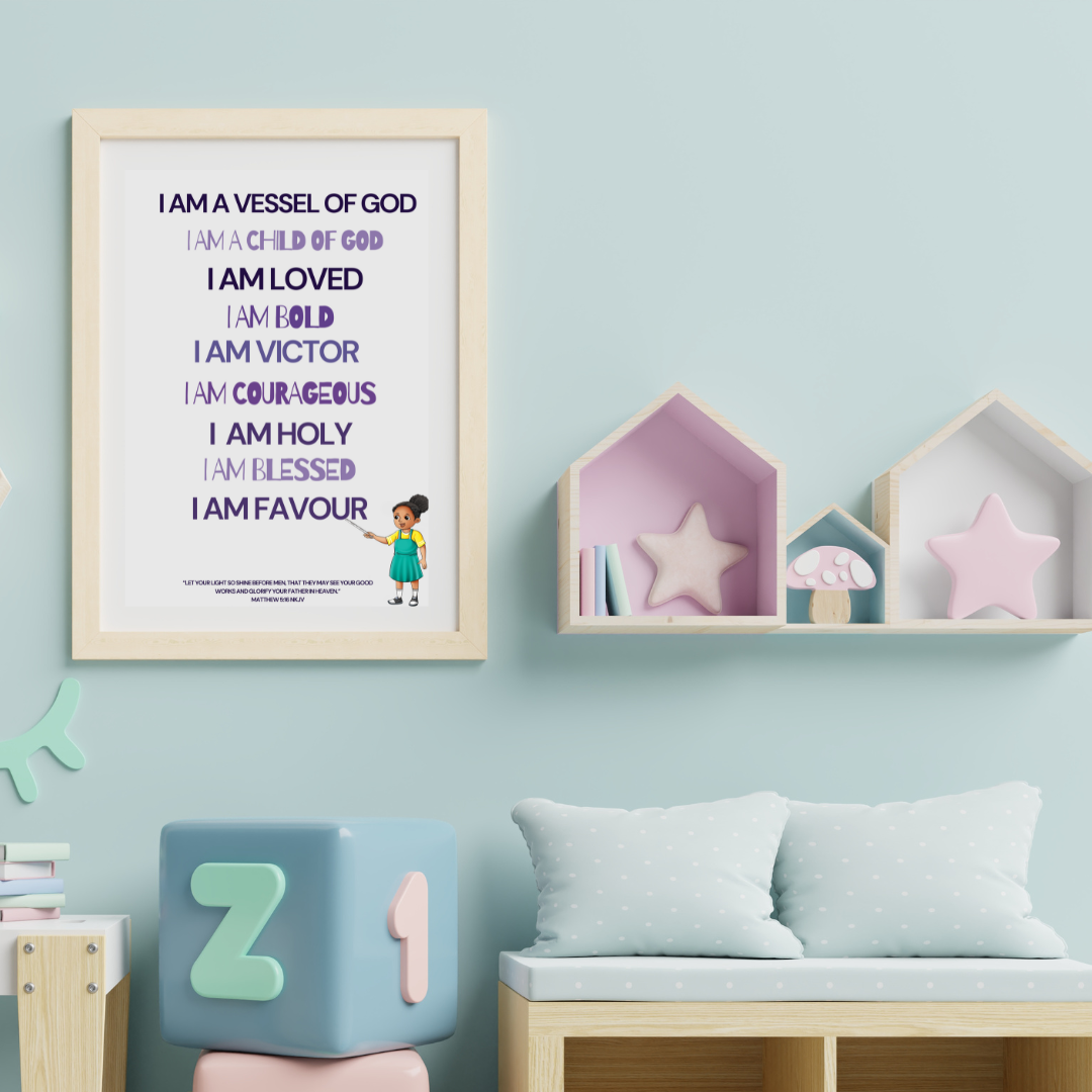 The Anaiyah Series Positive Affirmation Poster